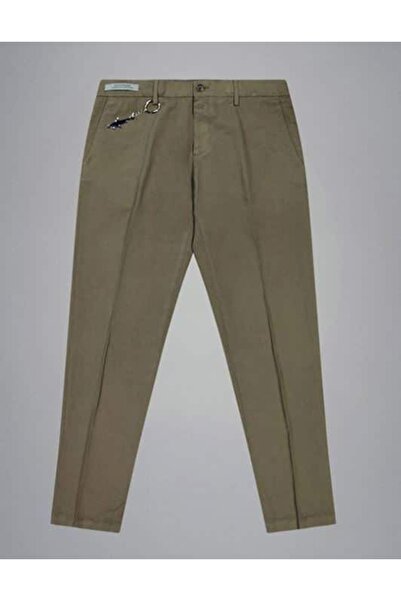 PAUL&SHARK Erkek Pamuklu Normal Paça Cepli Yeşil Pantolon