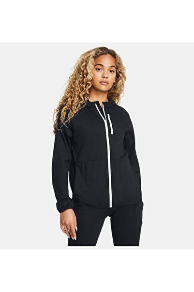 Under Armour Εκκινήστε ελαφρύ γυναικείο μαύρο παλτό για τρέξιμο 1381881 -001