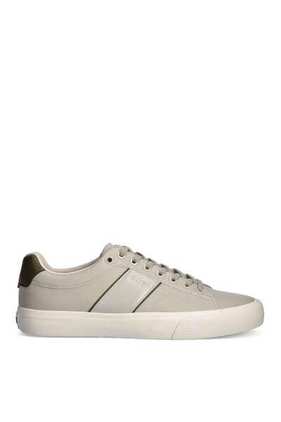 BOSS Erkek Marka Logolu Rahat Taban Günlük Bej Sneaker