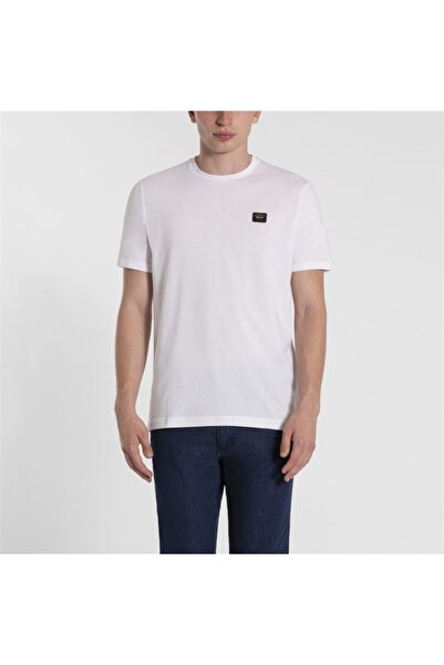 PAUL&SHARK Ανδρικό μπλουζάκι με λογότυπο μάρκας από οργανικό βαμβάκι, κοντομά...