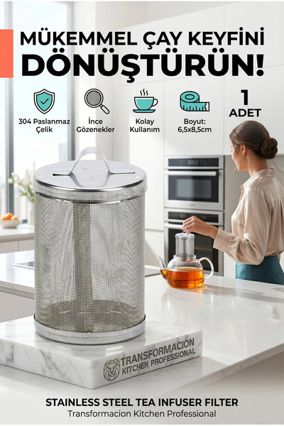 Transformacion Çay Filtresi Bitki Çayı Filtresi Metal 721582
