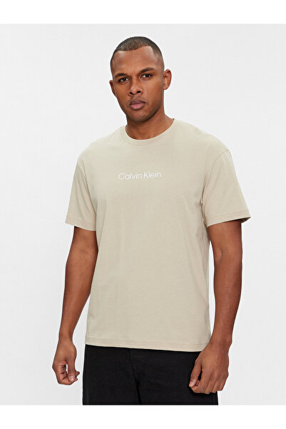 Calvin Klein Erkek Marka Logolu Günlük Kullanım Yeşil T-Shirt K10K111346-LEB