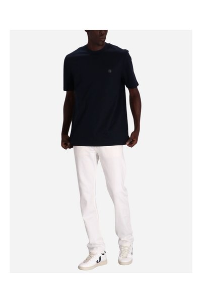 BOSS Erkek Regular Fit Bisiklet Yaka Marka Logolu Lacivert T-Shirt