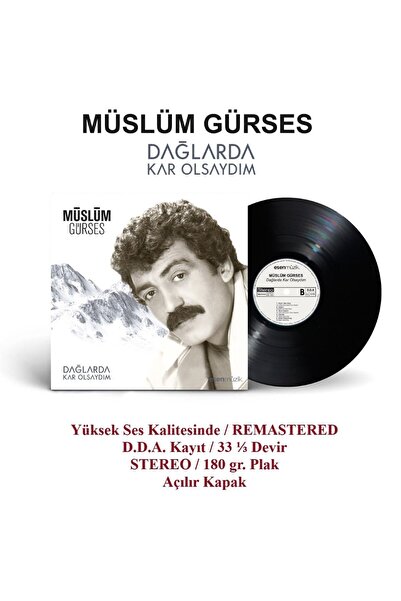 Genel Markalar Müslüm Gürses Dağlarda Kar Olsaydım 33 Lp