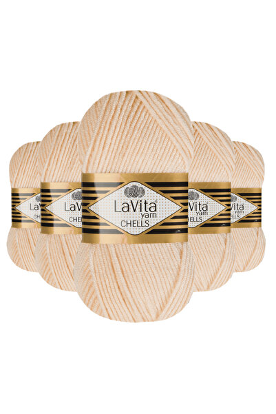 LaVita Yarn Νήμα Πλεξίματος στο χέρι Chells 100% Ακρυλικό 500gr 5 ΤΕΜΑΧΙΑ (10...