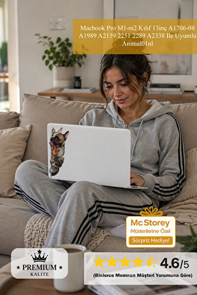 Mcstorey حافظة ماك بوك برو M1-m2 13 بوصة A1706-08 A1989 A2159 2251 2289 متواف...