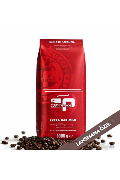 Pascucci EXTRA BAR MILD (Yumuşak İçimli Harman) 1000 gr Çekirdek Kahve