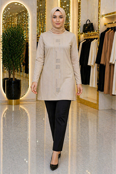 Mutlu City Τουνίκ από χτενισμένο βαμβάκι για μητέρες, σε μεσαία και μεγαλύτερ...