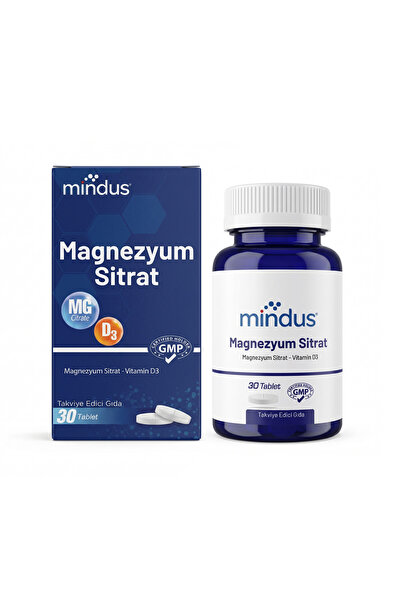 mindus Magnezyum Sitrat 30 Tablet
