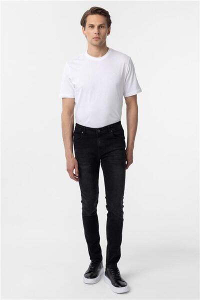 SÜVARİ Siyah Süper Slim Düz Pantolon