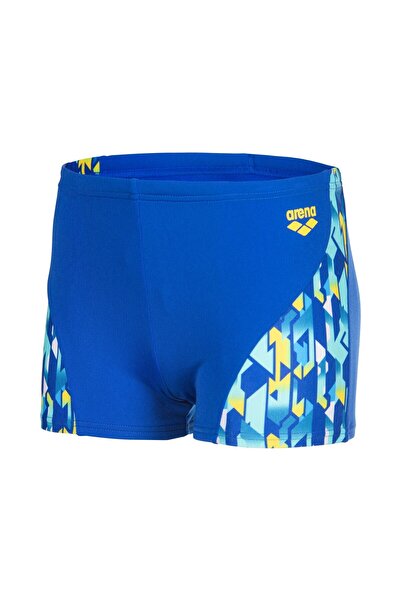 ARENA Αγορίστικο μαγιό B PRINT SWIM SHORT NEON BLUE YELLOW MULTI