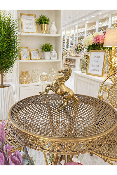 Handmade ESTERHOMEDECOR Pirinç şahlanan at