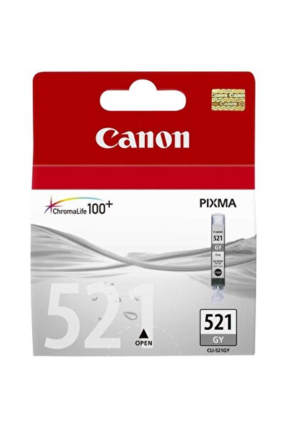 Canon CLI-521GY Grey Gri Mürekkep Kartuş MP260-540-550-620