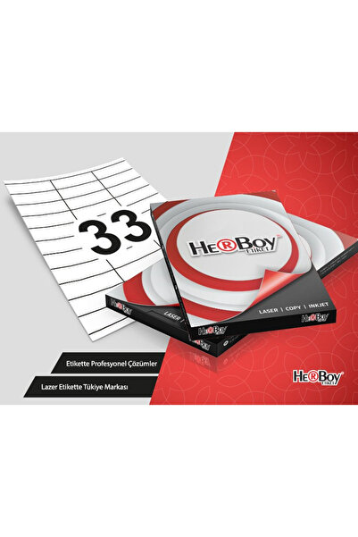 Herboy Ετικέτα Λέιζερ 100 YP 70x25 Εκτυπωτική για Λέιζερ και Ινκτζετ HB-1133