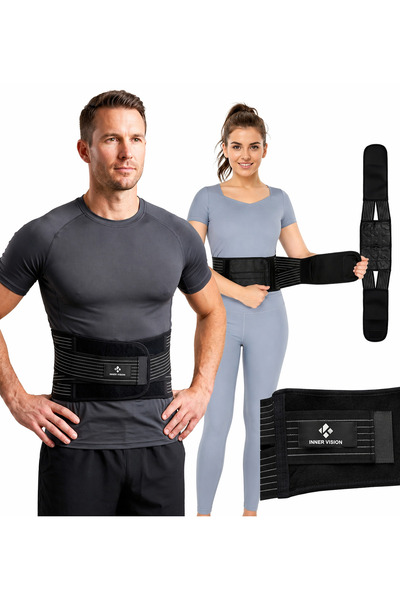 Inner Vision Gün Boyu Bel Ağrısını Hafifletmeye Yardımcı Bel Destek Kemeri – ...