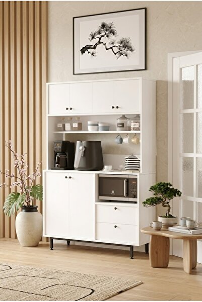 L'occi Concept Modway Serisi Modern Kahve Köşesi Dolabı - Çok Amaçlı Mutfak T...