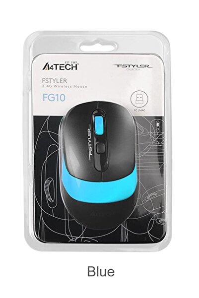 Genel Markalar Fg10 Mavi Nano Kablosuz Optik 2000 Dpı Mouse