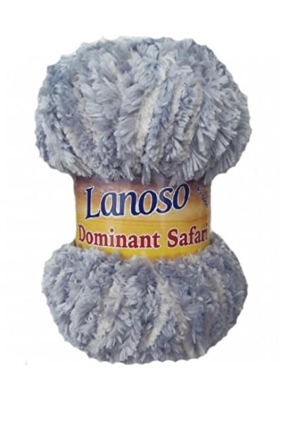 Lanoso Αξεσουάρ τσάντας Dominant Safari No:6 Ανοιχτό Γκρι και Κρεμ