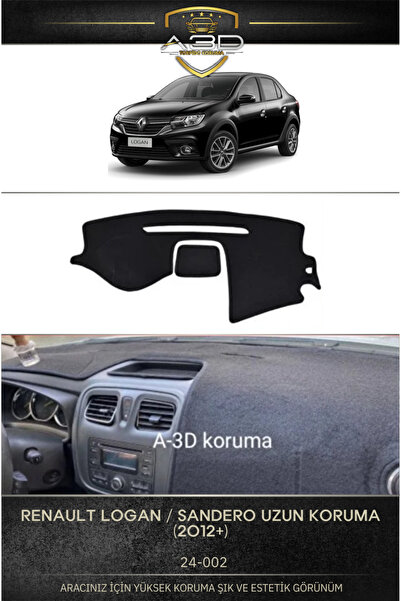 A3D TORPİDO KORUMA Dacia LOGAN / SANDERO (2015-2020) Ön Torpido Koruma Koruyu...