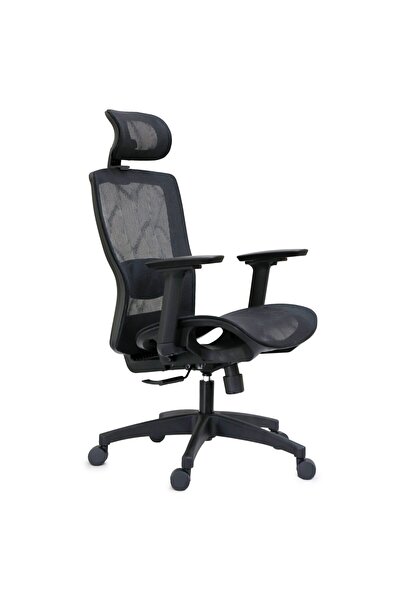 Mobplayers Scaun de birou ergonomic Ergotrend FXC, Respecta Normele de Siguranta in Munca BHP Standards, Suport Lombar Reglabil, Cotiere 3D