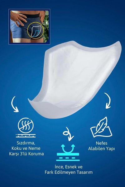 TENA Men Absorbent Protection Level 1 Men's Bladder Pad 96 Pieces