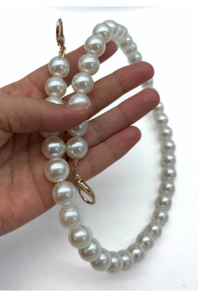 Nusrat Bilişim Τσάντα 60 εκ. με Πέρλες - Αξεσουάρ για λαβή, χερούλι και αλυσίδα