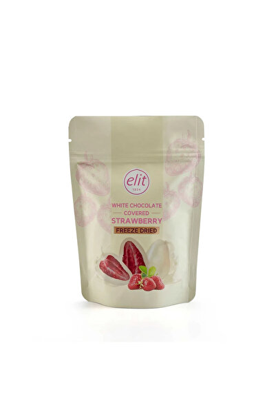 Fustuq & Hail White Chocolate Coated Freeze Dried Whole Strawberry Dragee