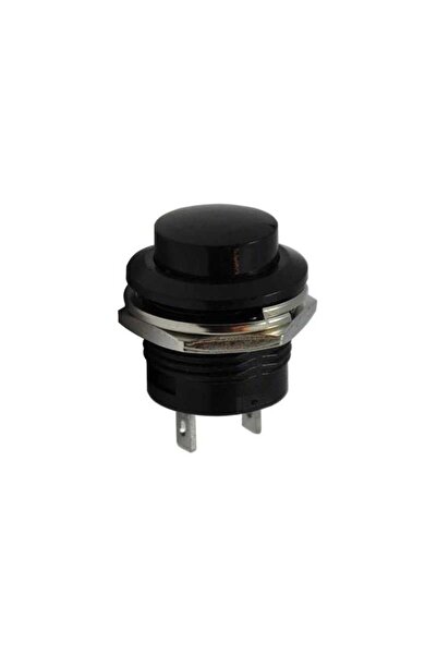 Genel Markalar R13-507 16mm Yaylı Push Buton - Siyah