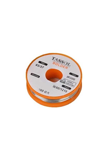 TASSOL 0.75 mm 100gr Lehim Teli (%63 Kalay %37 Kurşun)