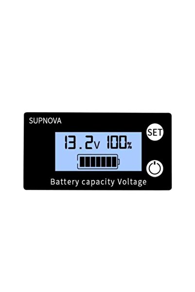 Motorobit DC 8-100V Lityum Pil  Akü Kapasite Göstergesi - Mavi