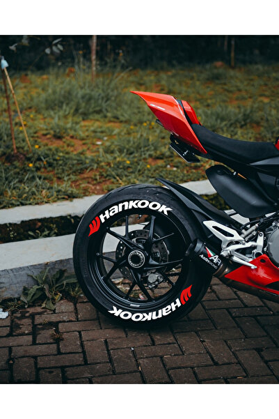 ASTUNİNG Hankook Motosiklet Ve Otomobil Lastik Yazısı Sticker Arma 4 Adet 2.5 cm