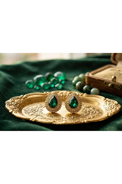 Generic Brand Complete Your Elegance with Glamorous Stone Earrings