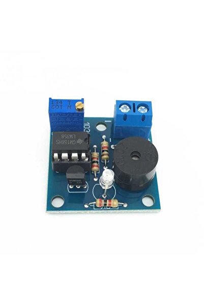 Motorobit DC 12V LM358 Aşırı Deşarj Modülü - Buzzer Uyarılı
