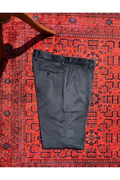 AURA GİYİM Slim Corduroy Pants with Fleece Inside Soft Texture