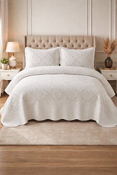 Bilgiçler Tekstil Διπλό Κάλυμμα Κρεβατιού Κεντημένο Αρ.:02