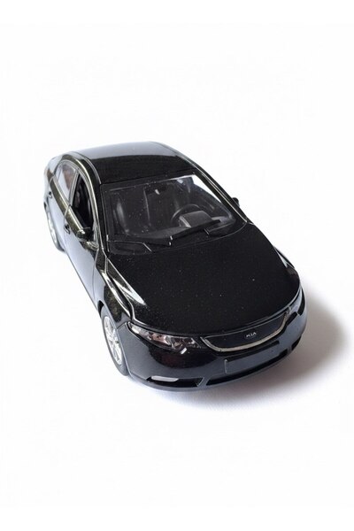 farddad Siyah Gerçekçi Metal Oyuncak Araba Sedan Model Kia Cerato Tarzı Çek B...