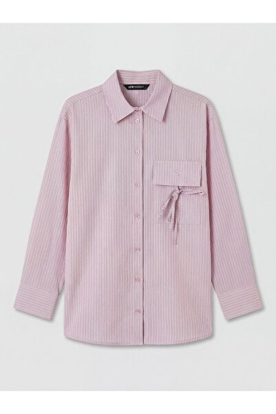 LC Waikiki Γυναικείο πουκάμισο LCW Modest ριγέ τουνίκ