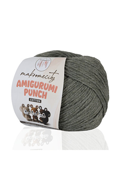 Makromecity Premium Amigurumi İpi Punch (PANÇ) Baby Soft Cotton 50 gr Örgü İp...