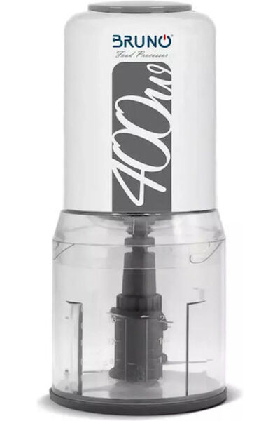 Bruno Πολυκόφτης 400W με δοχείο 500ml Λευκό