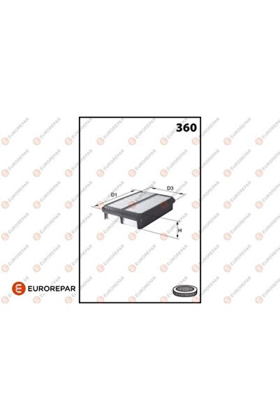 EUROREPAR 1682257780 فلتر هواء 17220-5R0-008