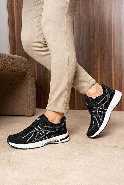 Golder Unisex Sneaker Casual Μαύρο Λευκό Άνετα Αθλητικά Παπούτσια με Σόλα