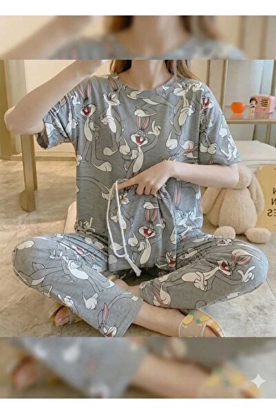 PEMBİŞ HOMEWEAR New Bugs Bunny Super Soft Pajama Set