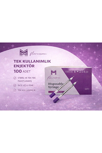 Artcrelier LUERLOCK Kilitli 1 ML Tek Kullanımlık Hassas Uçlu Botoks Enjektörü...