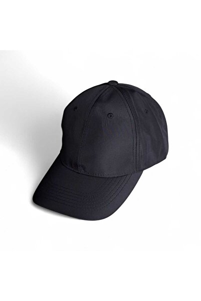 eleven market Siyah Yazlık Lüx Arkadan Ayarlamalı Metal Tokalı Spor Şapka Cap