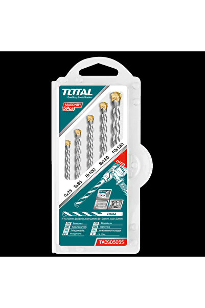 TOTAL 5 li Beton Matkap Ucu Seti
