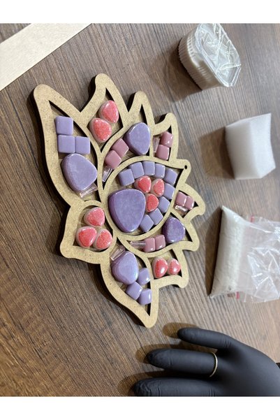 Karsan Mozaik 18.5X13.5Cm Lotus Children's Mosaic Set - School Activity
