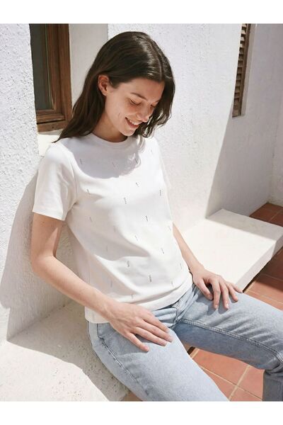 LC Waikiki Crew Neck Stone Women's T-Shirt