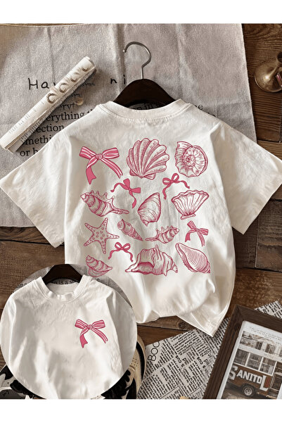 gencerco Μπλουζάκι Premium Oversize με στάμπα διπλής όψης με σχέδιο θαλάσσιας...