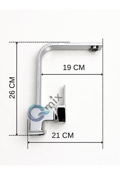 QMİX Karel Series Complete Black Model Brass Body Luxury Bathroom Sink Faucet