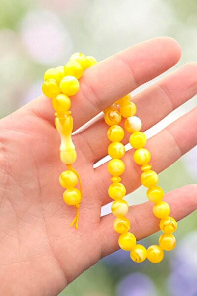 NBS Beautiful Naturel Stones Amber Prayer Beads Handcrafted Amber
